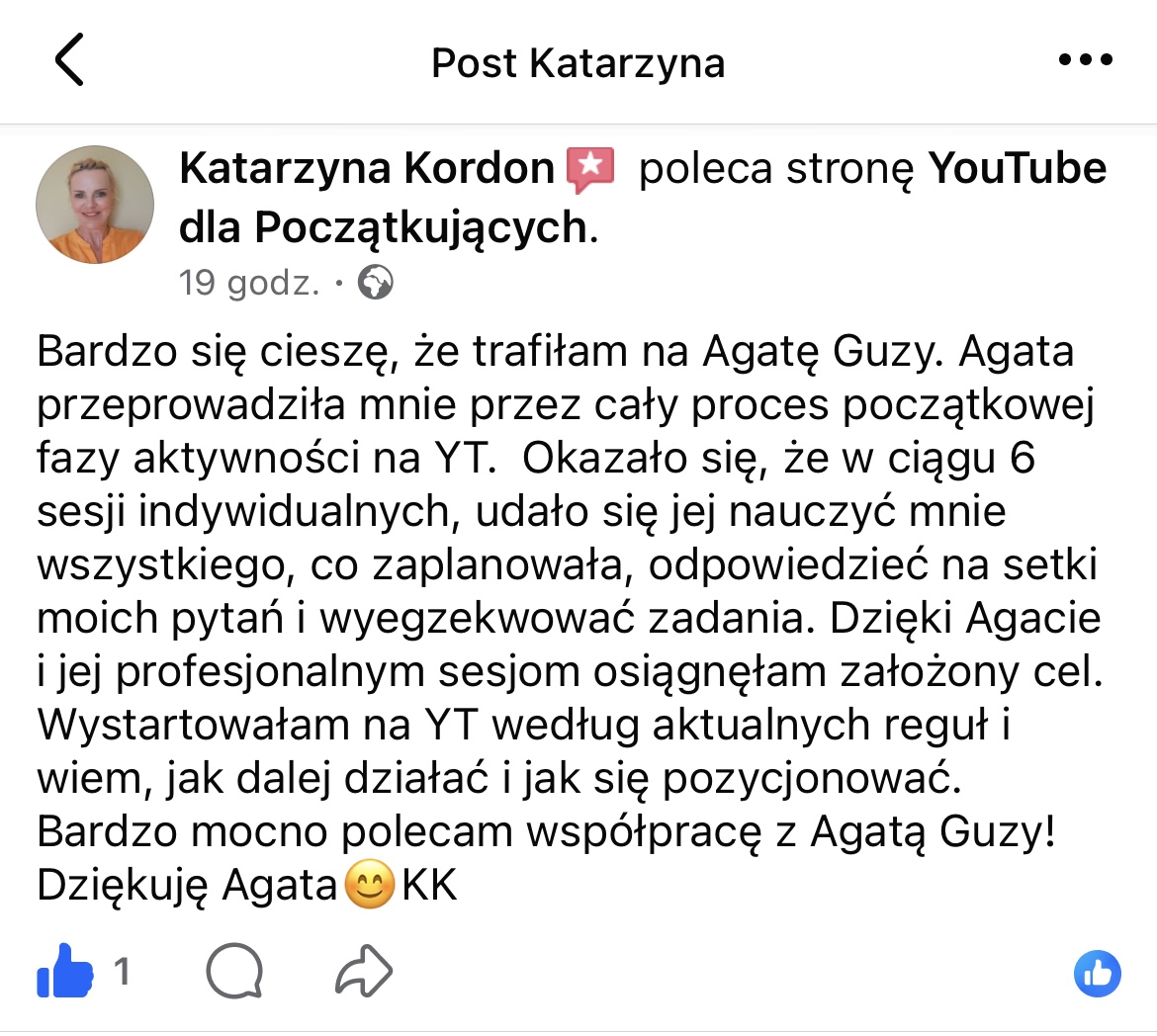 opinia klientki