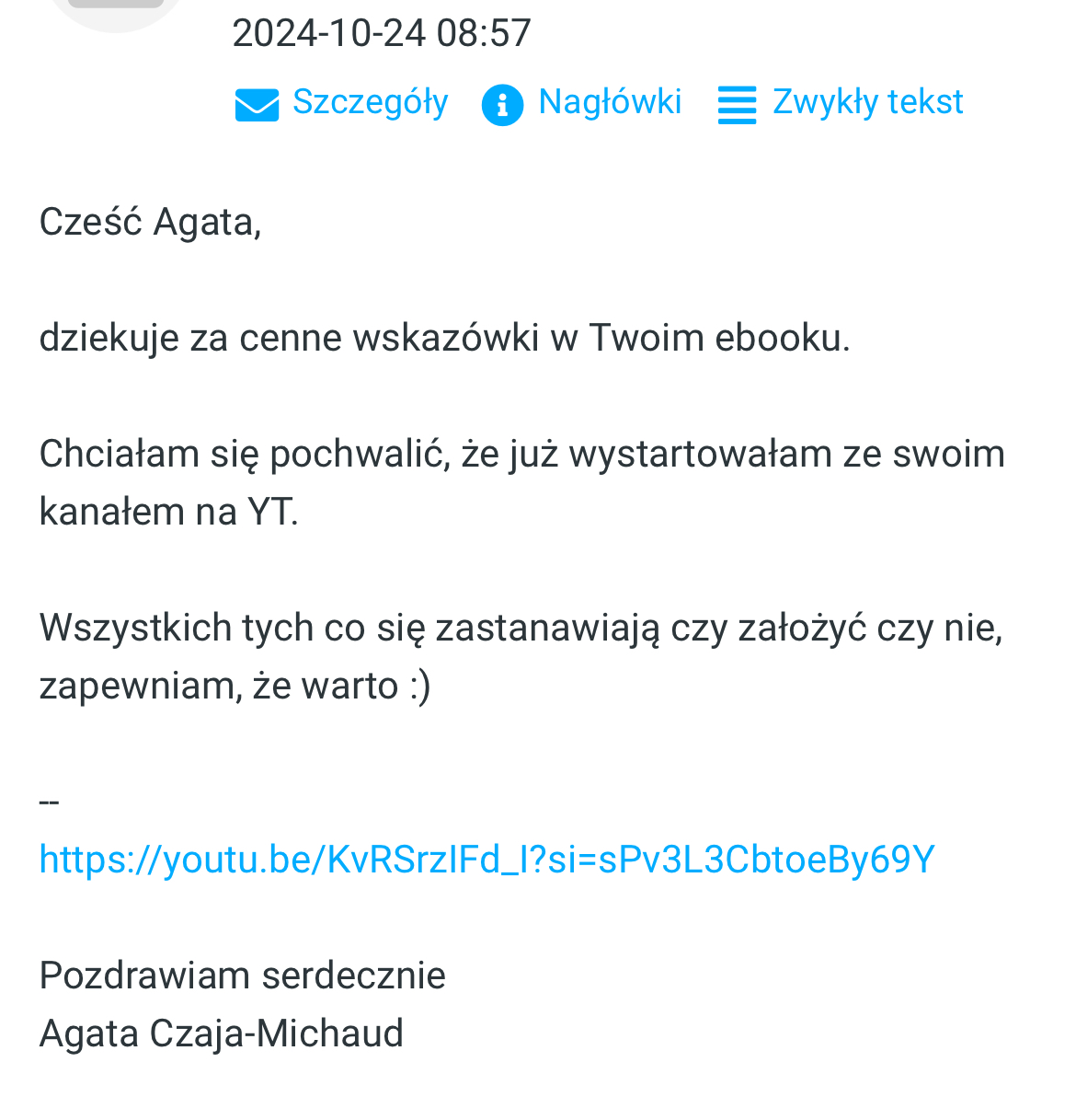 opinia klientki